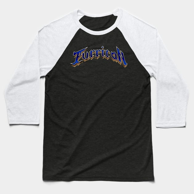Turrican Baseball T-Shirt by Evarcha